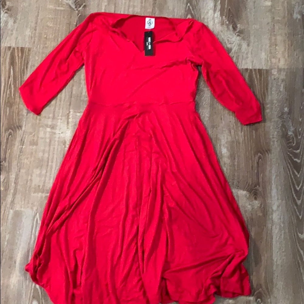 Bright Red Curie NWT Agnes and Dora
